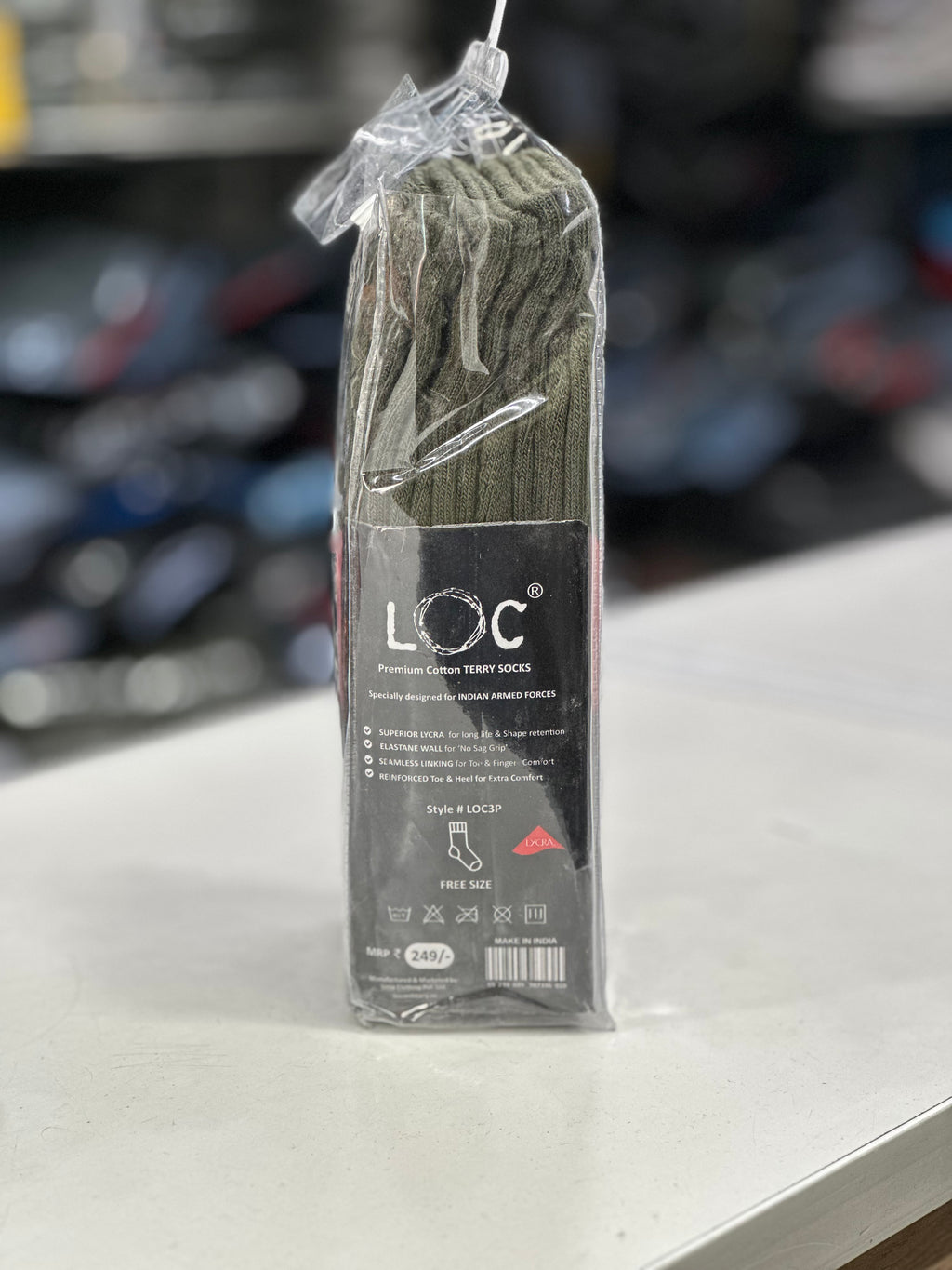 Army OG Socks Pack of 3