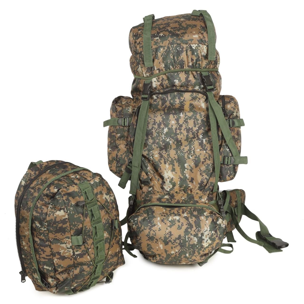 Rucksack Bag Cobra Print, 90 L with Detachable Small Bag