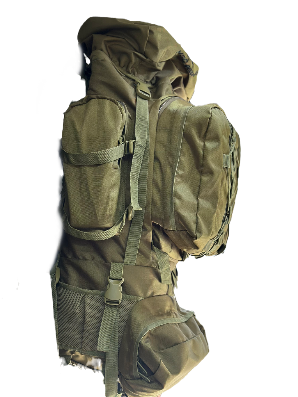 Mec Gear Rucksack Bag OG Color, 90 L, Detachable Small Bag