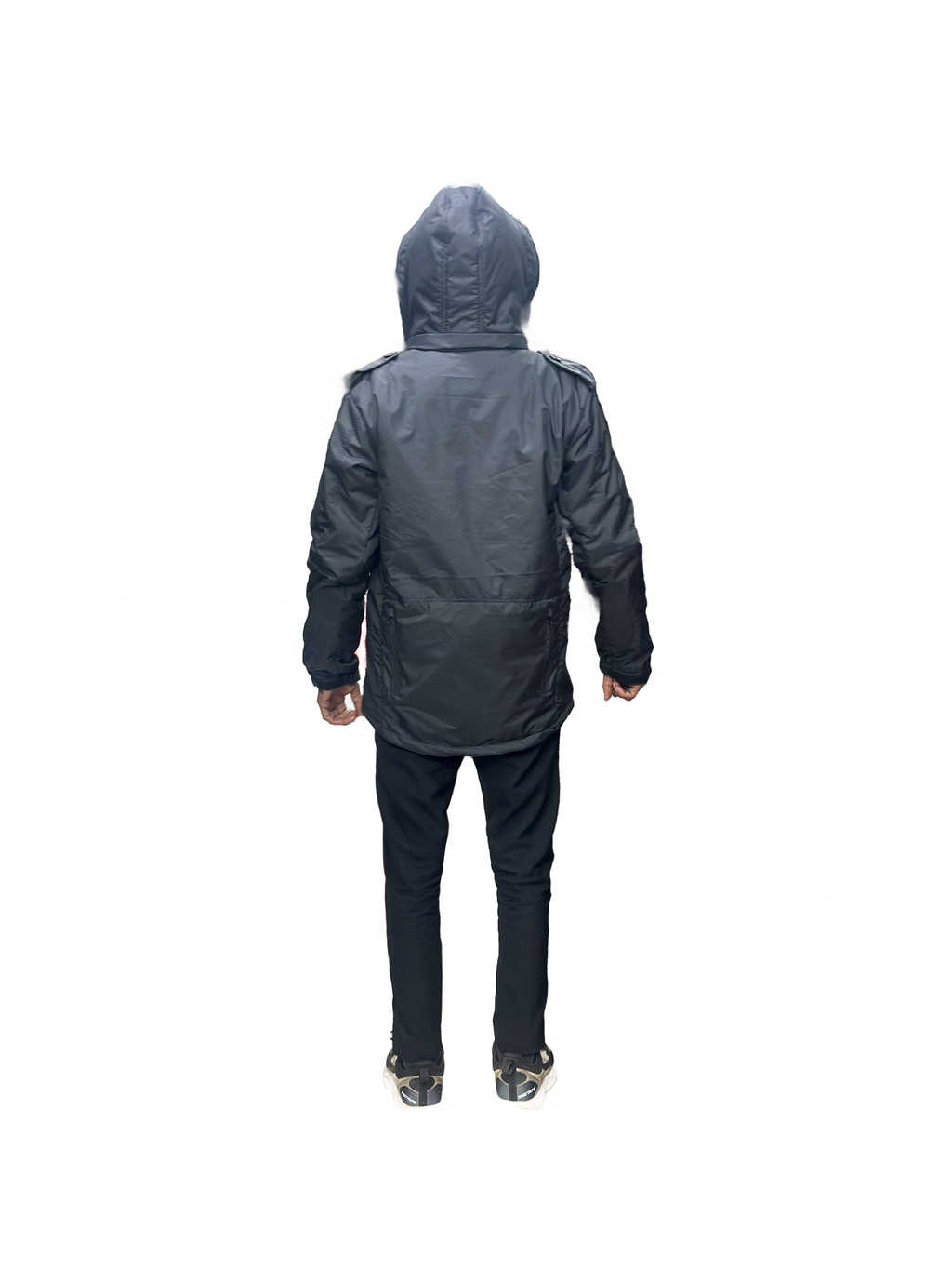 12-Zipper Black Jacket