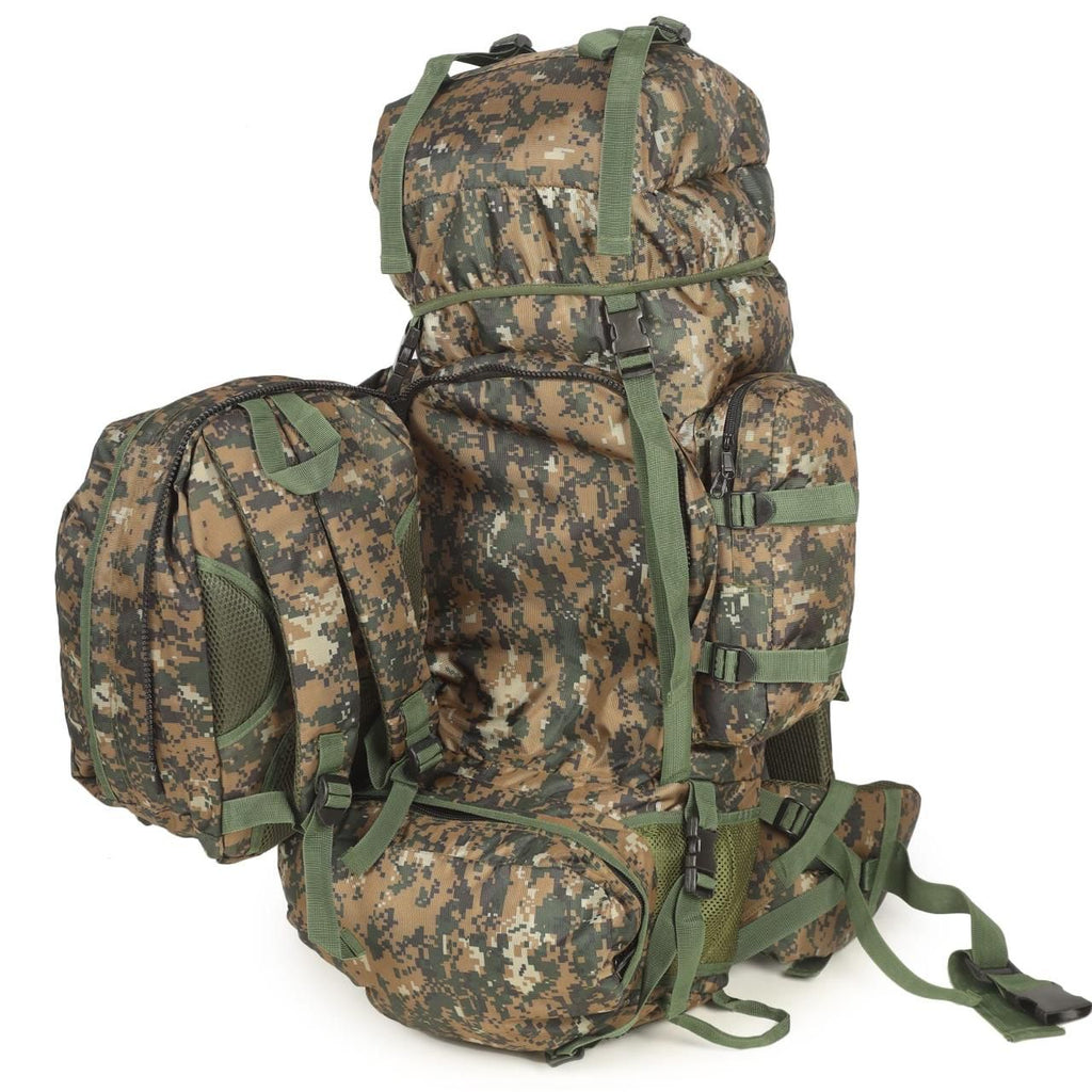Rucksack Bag Cobra Print, 90 L with Detachable Small Bag