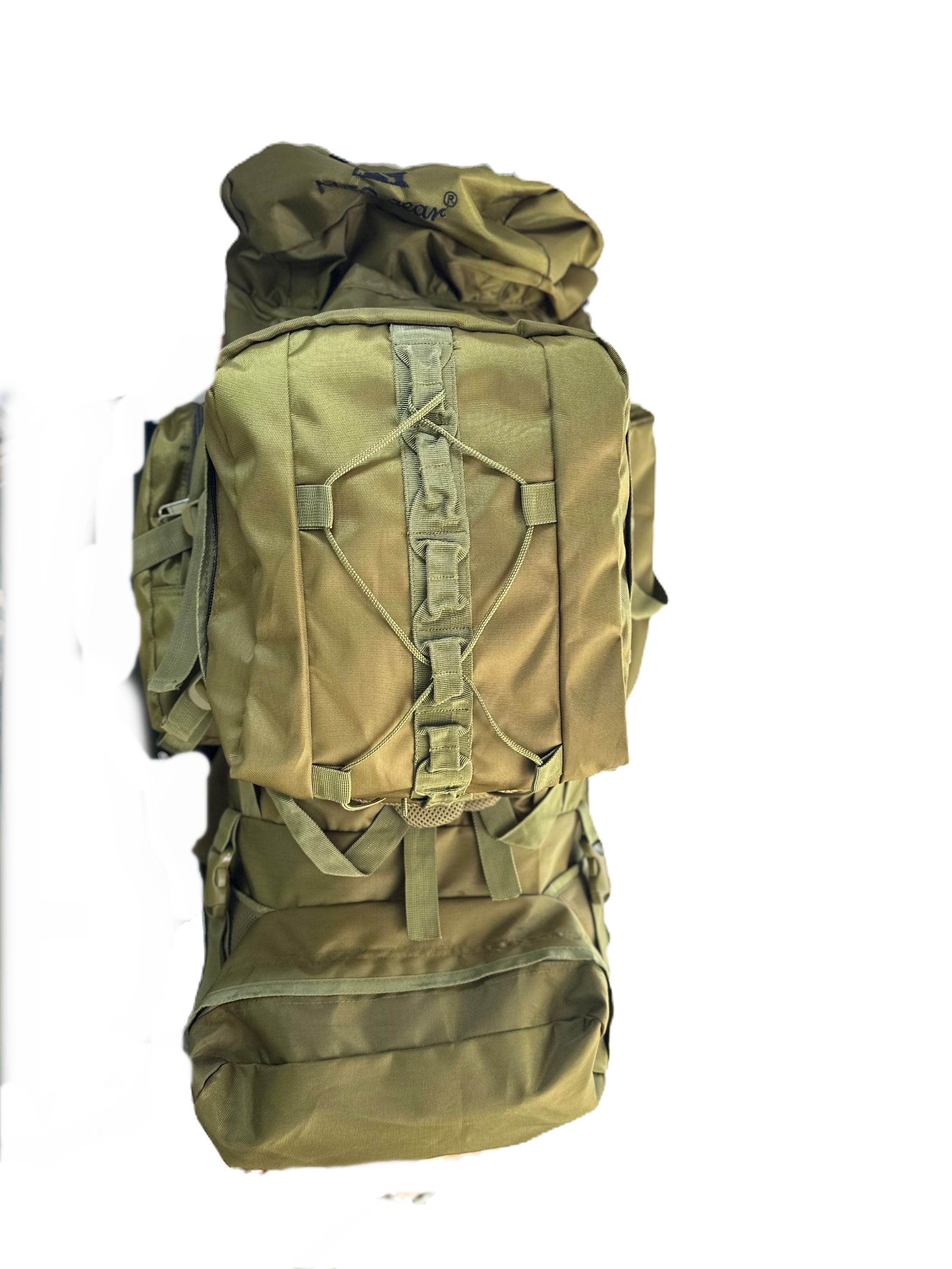 Mec Gear Rucksack Bag OG Color, 90 L, Detachable Small Bag