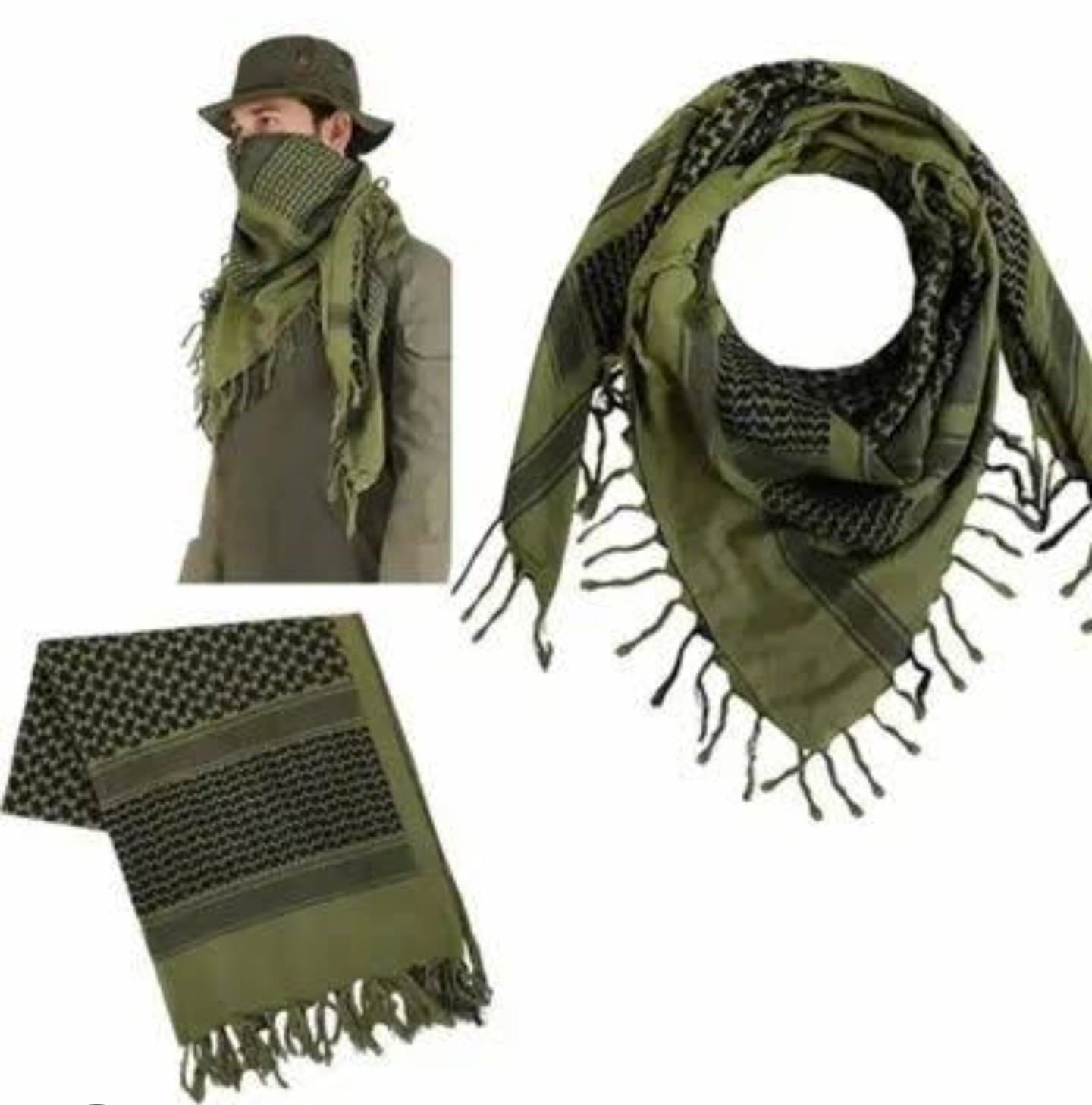 Indian Army Afghani Patka, Big Size, OG Color, Cotton Fabric, Premium Quality