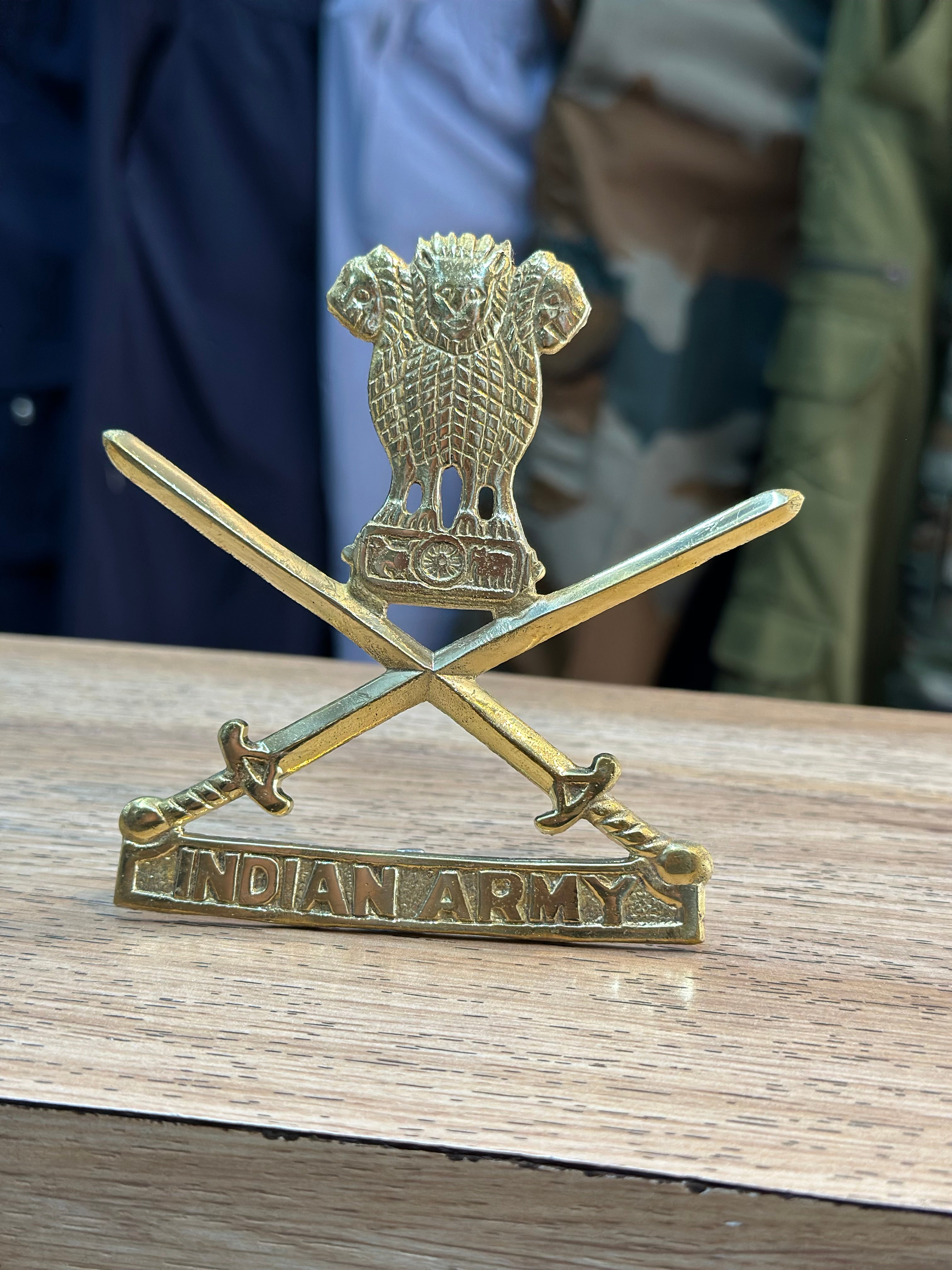 Indian Army Brass Logo, Big size