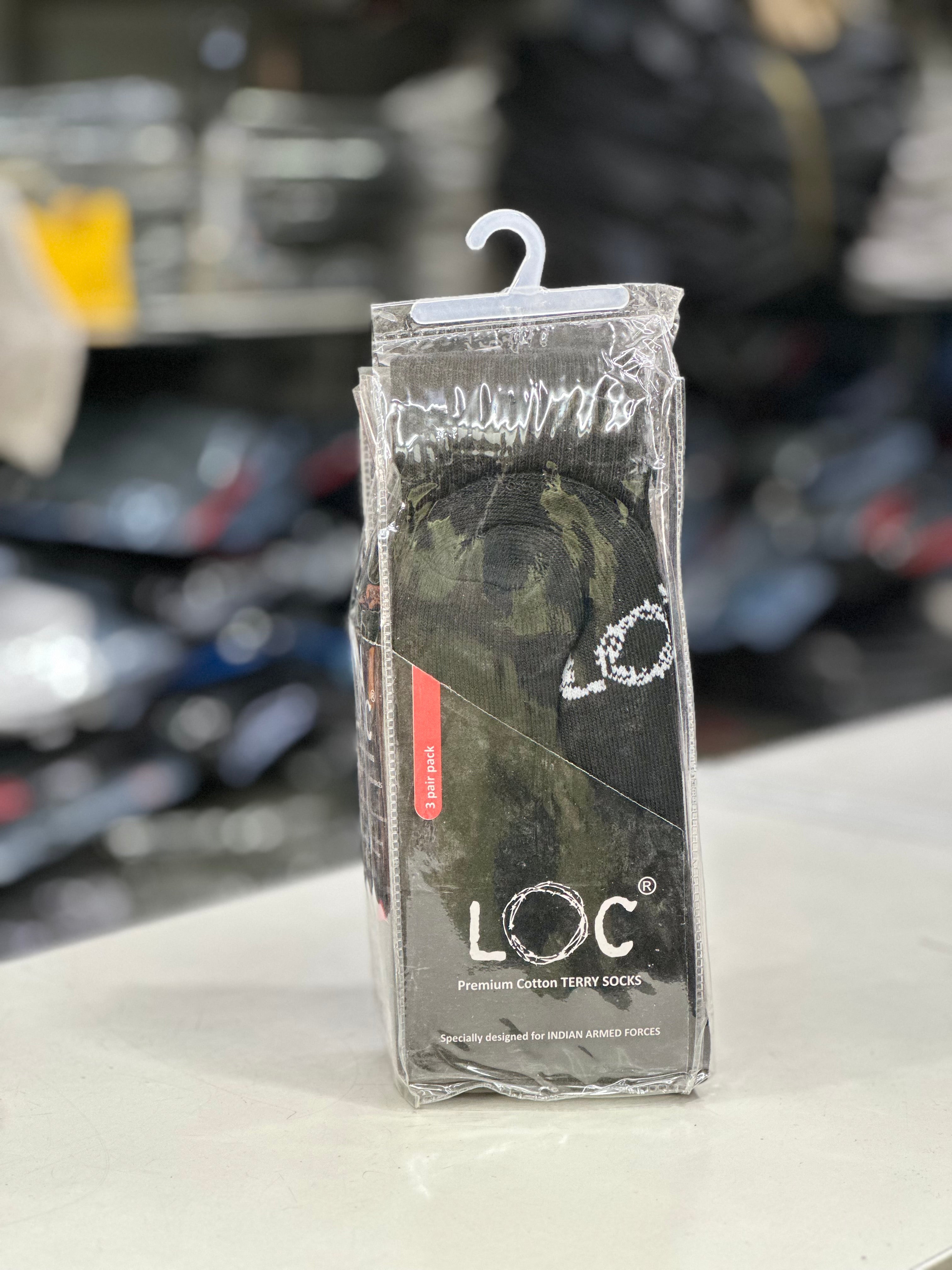 Army Black Socks Pack of 3