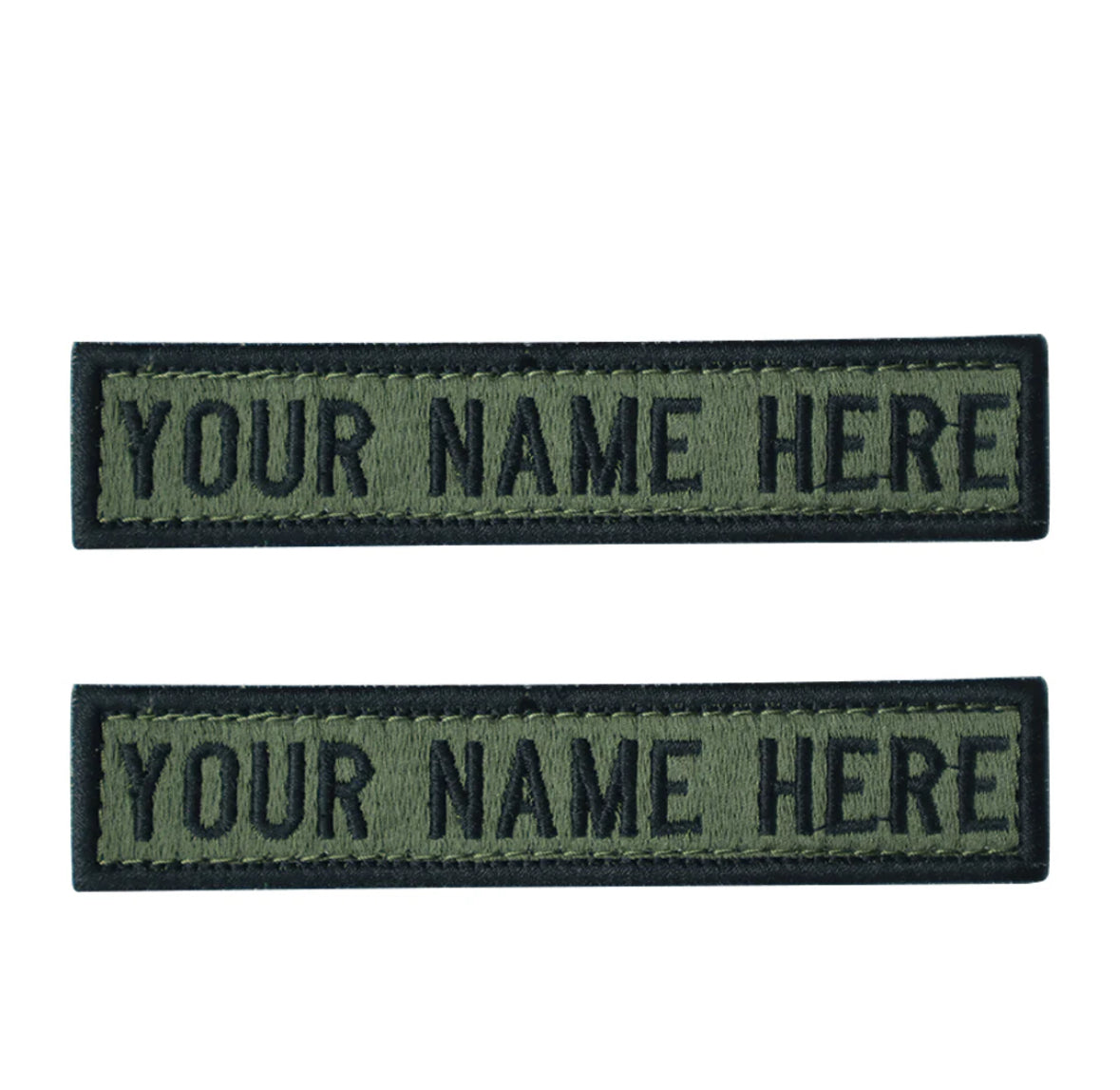 New Pattern Dress Nameplate Set of 2 Pcs, Black