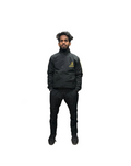 Indian Army Tracksuit Full Set, Both Upper & Lower, Black